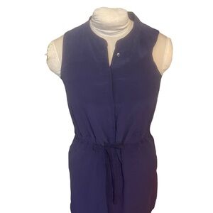 Madewell Silk Sleeveless Silk Dress